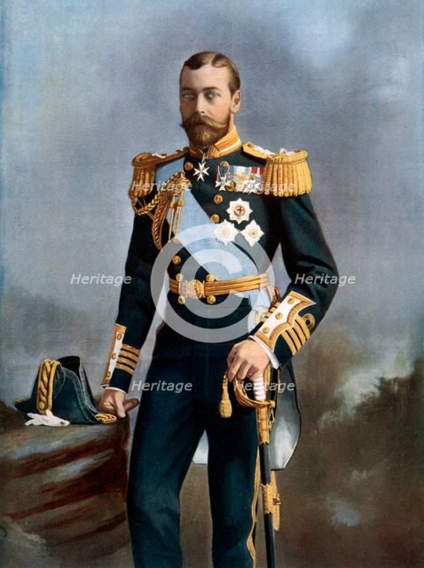 King George V, early 20th century.Artist: Lafayette