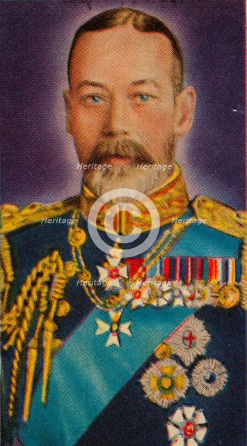 King George V in the uniform of Admiral of the Fleet, 1935. Artist: Unknown.
