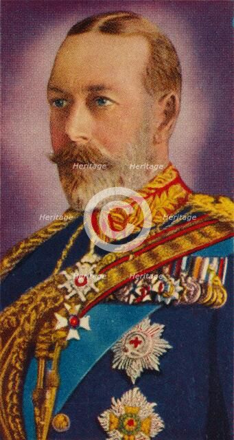 King George V in the uniform of Colonel-in-Chief of the Royal Horse Guards (Blues), 1935. Artist: Unknown.
