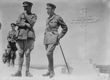 King George V on Butte De Warlencourt, 12 Jul 1917. Creator: Bain News Service