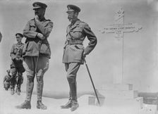 King George V on Butte De Warlencourt, 12 Jul 1917. Creator: Bain News Service