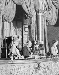 King George V & Queen Mary at the Palace Theatre, c1920. Creator: Unknown