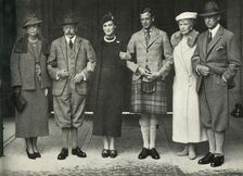 King George V, Queen Mary, Prince George, Princess Marina...at Balmoral in 1934 (1951). Creator: Unknown
