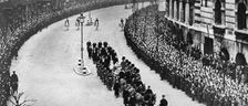 King George V's funeral procession, London, January 1936