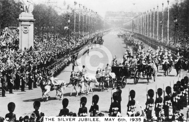 King George V's Silver Jubilee, London, 6th May, 1935. Artist: Unknown