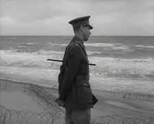 King George VI Looking Out to Sea, 1941. Creator: British Pathe Ltd