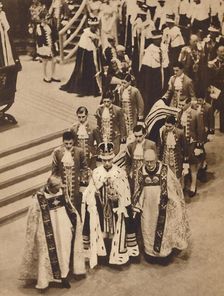King George VI leaves the Abbey May 12 1937
