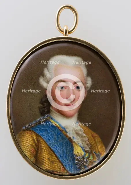 King Gustaf III. Creator: Johan Georg Henrichsen.