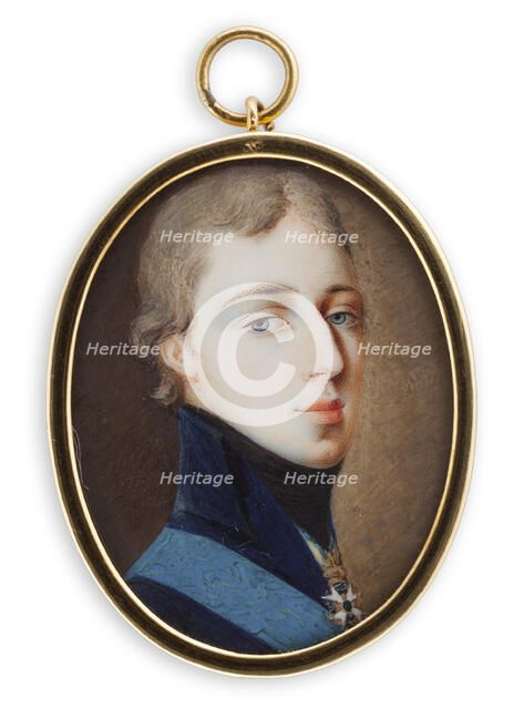 King Gustaf IV Adolf. Creator: Jakob Axel Gillberg.