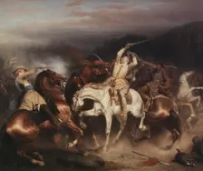 King Gustav II Adolf of Sweden (1594-1632) at Stuhm, 1854