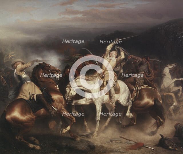 King Gustav II Adolf of Sweden at Stuhm, 1854. Creator: Carl Wahlbom.