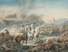 King Gustav II Adolf of Sweden at Wittstock, 1810. Creator: Emanuel Limnell