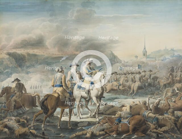 King Gustav II Adolf of Sweden at Wittstock, 1810. Creator: Emanuel Limnell.