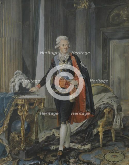 King Gustav III of Sweden, 1792. Creator: Nicolas Lavreince.