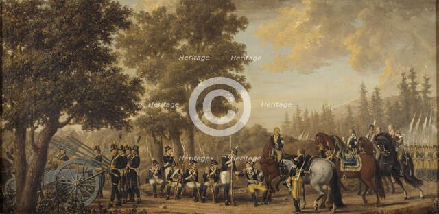 King Gustav III of Sweden in the Russo-Swedish War, 1789.