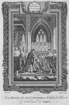 King Henry the Sixth Crowned in the Cathedral Church of Notre Dame, in Paris c1787