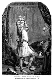 King Henry V (1387-1422) when he was the Prince of Wales