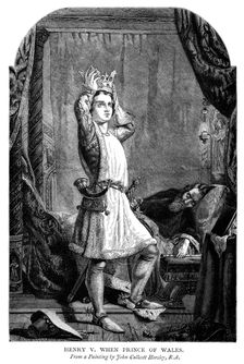 King Henry V (1387-1422) when he was the Prince of Wales