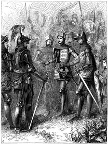 King Henry V (1387-1422) and the Sire de Helly at Agincourt, 1415