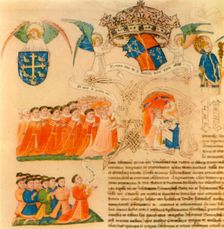 King Henry VI with Representatives of the Lords and Commons 1446, (1947). Creator: Unknown
