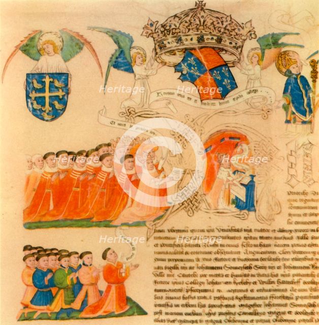 'King Henry VI with Representatives of the Lords and Commons', 1446, (1947).  Creator: Unknown.