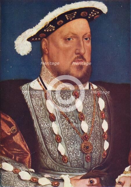 'King Henry VIII', c1537. Artist: Hans Holbein the Younger.