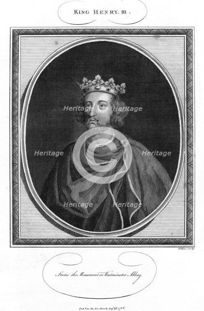 King Henry III, (1786).Artist: John Goldar