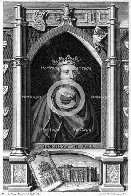 King Henry III, (18th century).Artist: George Vertue