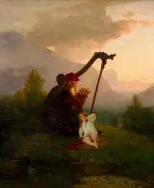 King Heimer and Aslaug, 1856