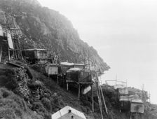 King Island, Alaska, c1929. Creator: Edward Sheriff Curtis