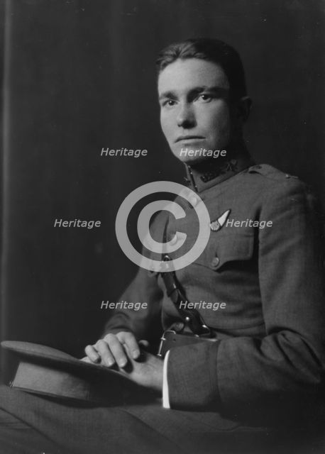 King, J.A., Lieutenant, portrait photograph, 1917 Oct. 2. Creator: Arnold Genthe.