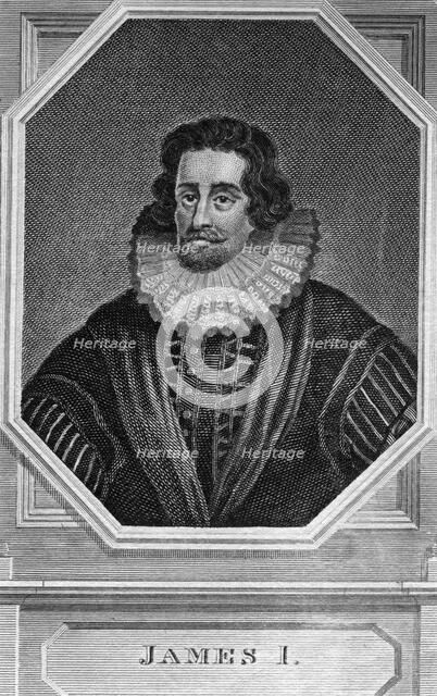 King James I, (1566-1625). Artist: Unknown