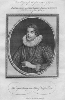 King James I, 1787. Artist: Anon