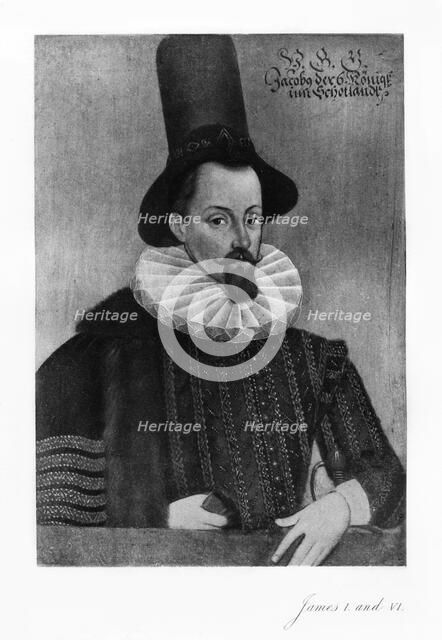 King James I (1907). Artist: Unknown