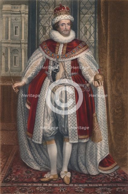 'King James I of England and VI. of Scotland', 1620, (1904). Artist: Paulus van Somer.
