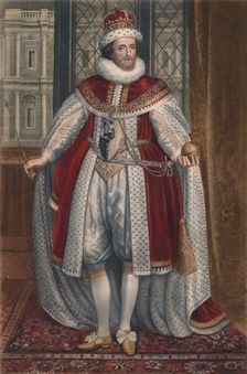 King James I of England and VI. of Scotland 1620, (1904). Artist: Paulus van Somer