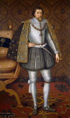 King James I of England, c1605. Creator: John de Critz the Elder
