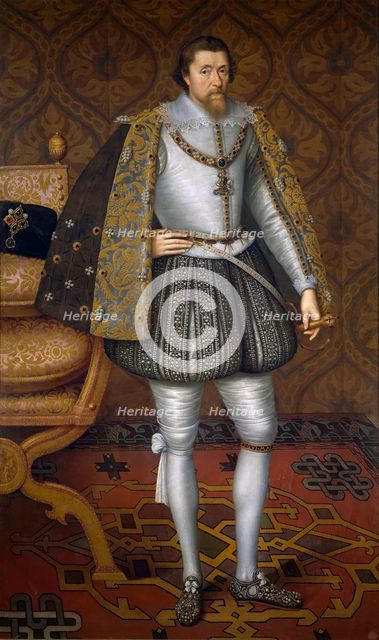 King James I of England, c1605. Creator: John de Critz the Elder.