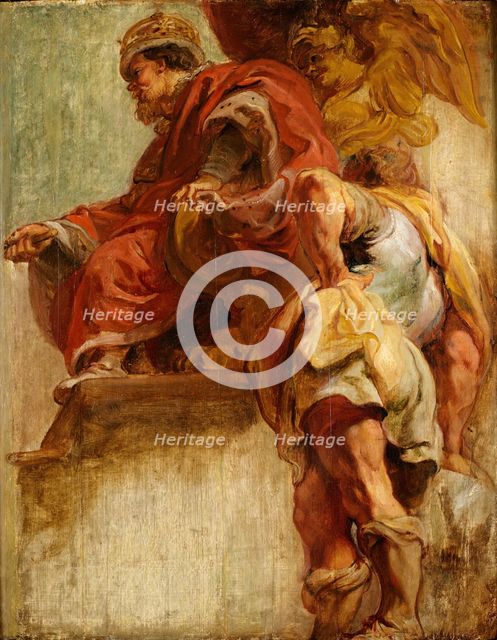 King James I Uniting England and Scotland, 1632-33.  Creator: Peter Paul Rubens.