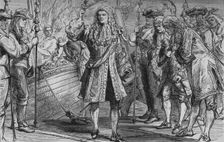 King James II. Landing at Kinsale 12 March 1689, (c1880)