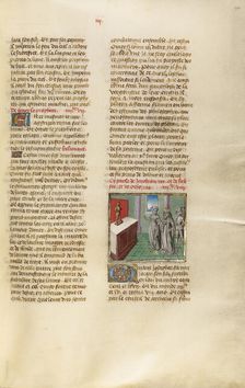 King Jeroboam before an Altar; Miroir Historial, about 1475. Creator: Unknown