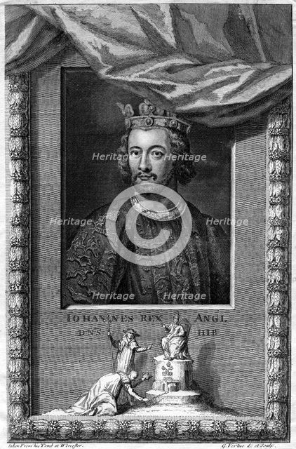 King John of England, (18th century). Artist: George Vertue