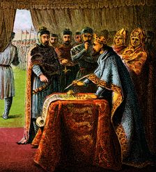 King John And The Magna Carta 1215, (c1850)