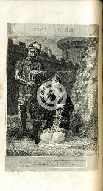 King John by William Shakespeare. Performed at Covent Garden on Saturday 20th April 1811. Artist: Neagle (1765-1822)