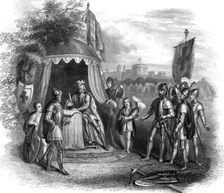 King John signing the Magna Carta, Runnymede, Surrey, 1215