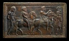 King Juba I of Numidia Led in Triumph by Julius Caesar, c. 1433/1435. Creator: Antonio Averlino