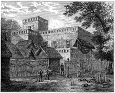 King Koffee's Palace, Coomassie, Ashanti War, Africa 1900