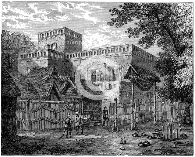 'King Koffee's Palace, Coomassie, Ashanti War, Africa', 1900. Artist: Unknown