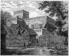 King Koffee's Palace, Coomassie, Ashanti War, Africa 1900