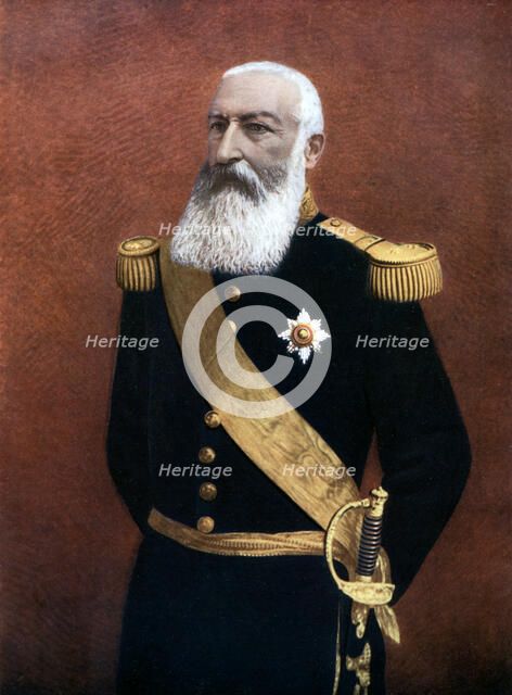 King Leopold II of Belgium, late 19th-early 20th century. Artist: Unknown